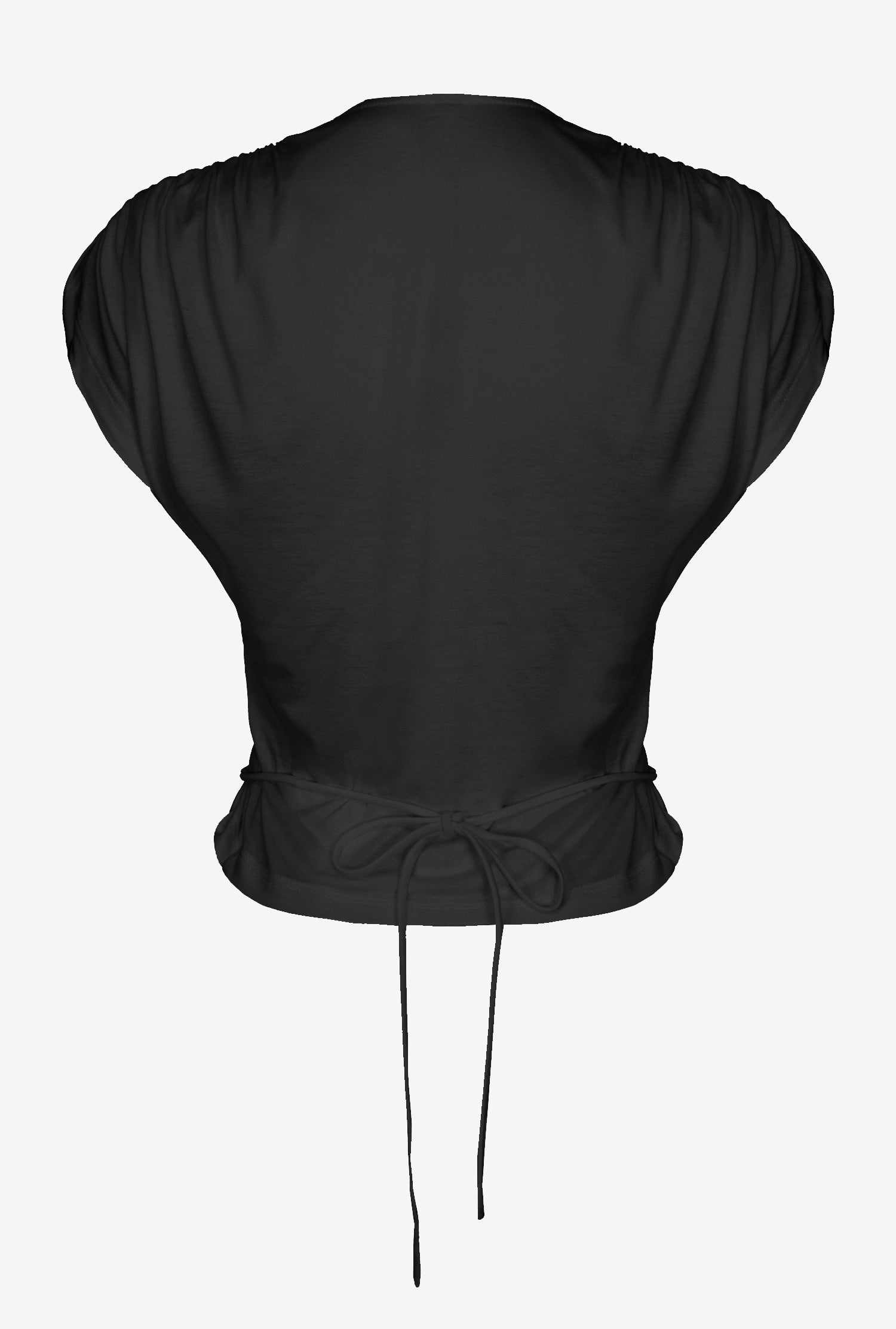 Top incrociato in jersey 102270A1C4 Z99 PINKO Black 