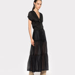 Top incrociato in jersey 102270A1C4 Z99 PINKO Black 