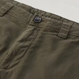 Pantaloni chino in cotone tinto in capo CFWOTR0138MRUT3343 614 WOOLRICH Dark green 