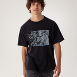 T-Shirt manica corta stampata KRAGG COTTON LITHOGRAPHICA SS M X0000099 01 ARC'TERYX Black 