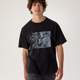 T-Shirt manica corta stampata KRAGG COTTON LITHOGRAPHICA SS M X0000099 01 ARC'TERYX Black 