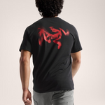 T-Shirt manica corta KRAGG SL COTTON BLURRED BIRD SS M X00000 01 ARC'TERYX Black/dynasty 