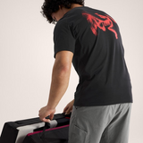 T-Shirt manica corta KRAGG SL COTTON BLURRED BIRD SS M X00000 01 ARC'TERYX Black/dynasty 