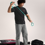 T-Shirt manica corta KRAGG SL COTTON BLURRED BIRD SS M X00000 01 ARC'TERYX Black/dynasty 