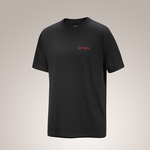 T-Shirt manica corta KRAGG SL COTTON BLURRED BIRD SS M X00000 01 ARC'TERYX Black/dynasty 