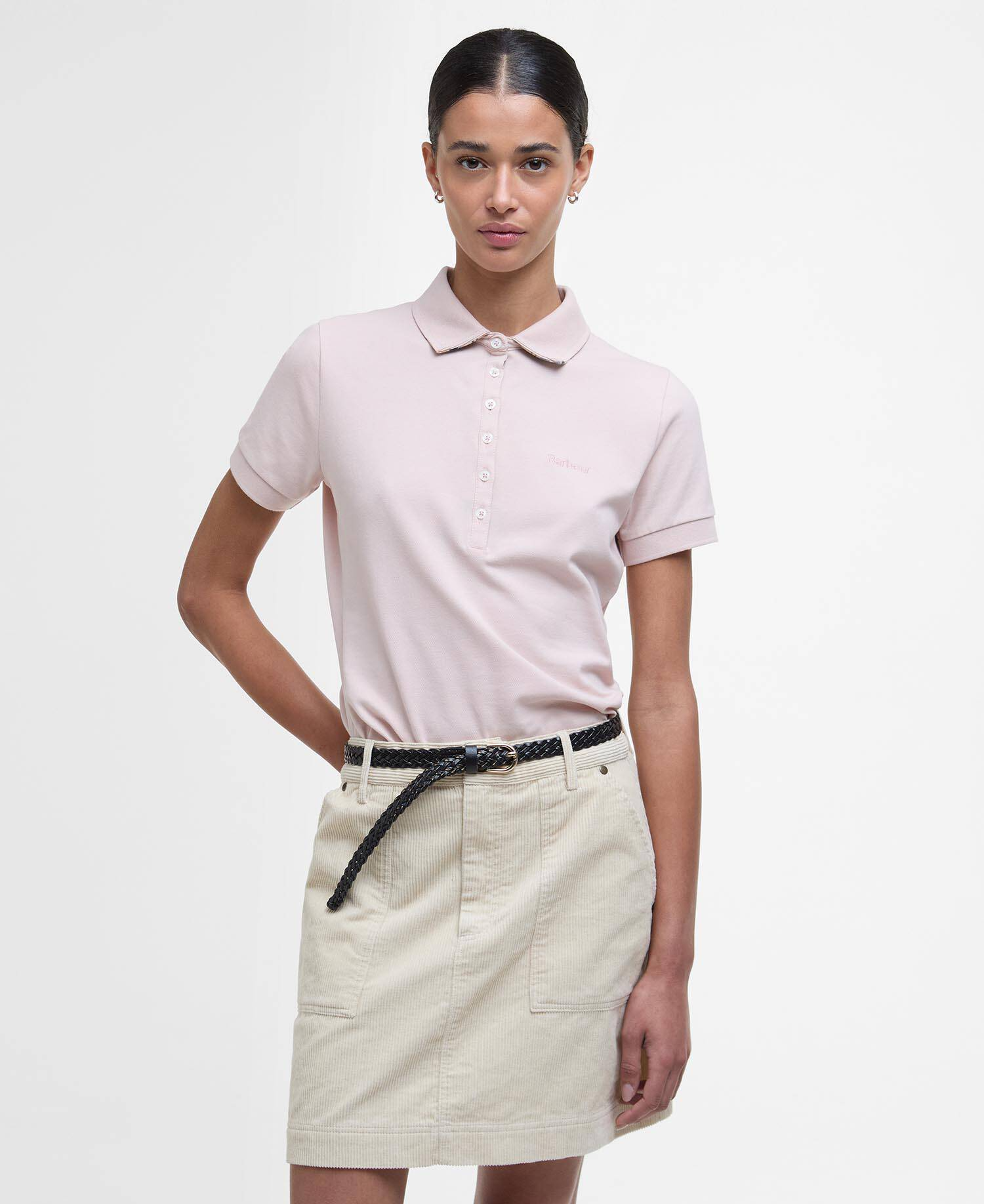 Polo manica corta LML0634 LML PI38 BARBOUR Primrose pink/hessian 
