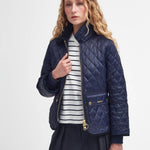 Giacca trapuntata dalla vestibilità aderente LQU1765 LQU NY71 BARBOUR Blue 