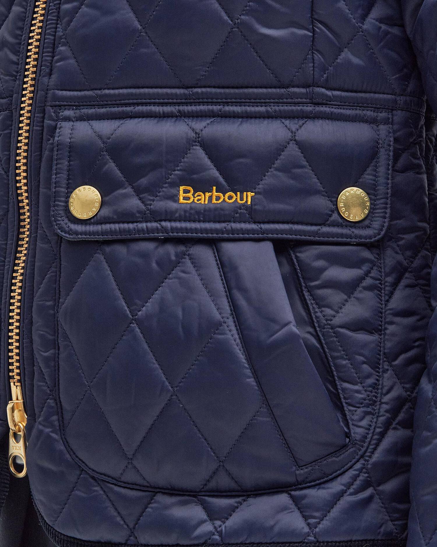 Giacca trapuntata dalla vestibilità aderente LQU1765 LQU NY71 BARBOUR Blue 