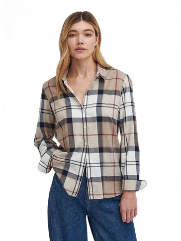 Camicia a quadri tartan LSH1353 LSH BR37 BARBOUR Hessian tartan 