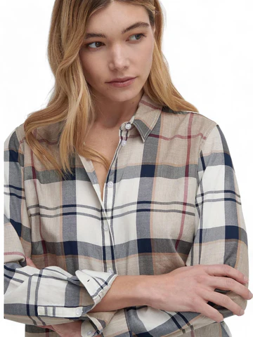 Camicia a quadri tartan LSH1353 LSH BR37 BARBOUR Hessian tartan 
