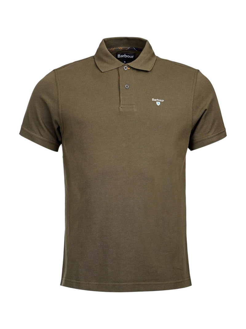 Polo in cotone MML0012 MML OL51 BARBOUR Dark olive 