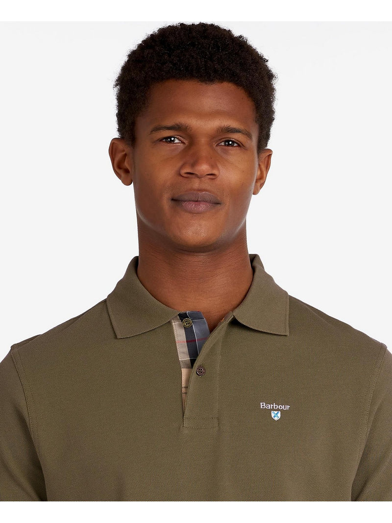Polo in cotone MML0012 MML OL51 BARBOUR Dark olive 
