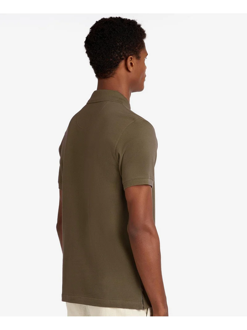 Polo in cotone MML0012 MML OL51 BARBOUR Dark olive 