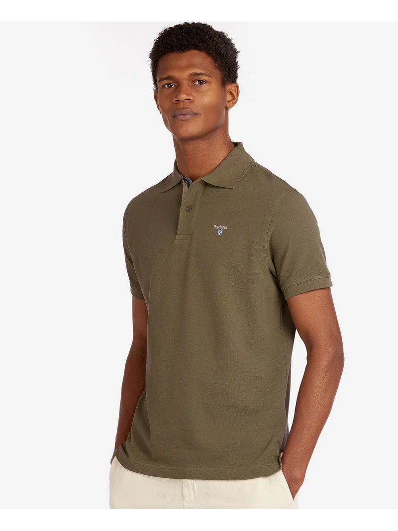 Polo in cotone MML0012 MML OL51 BARBOUR Dark olive 