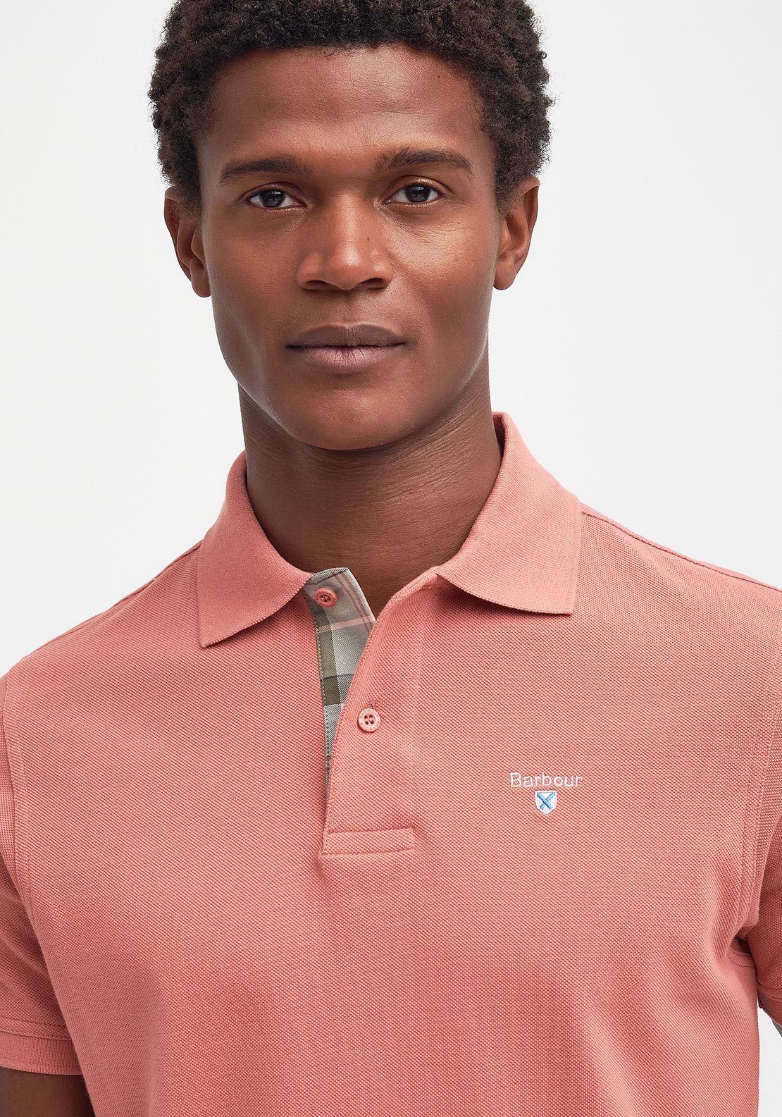 Polo in cotone MML0012 MML PI55 BARBOUR Pink clay 