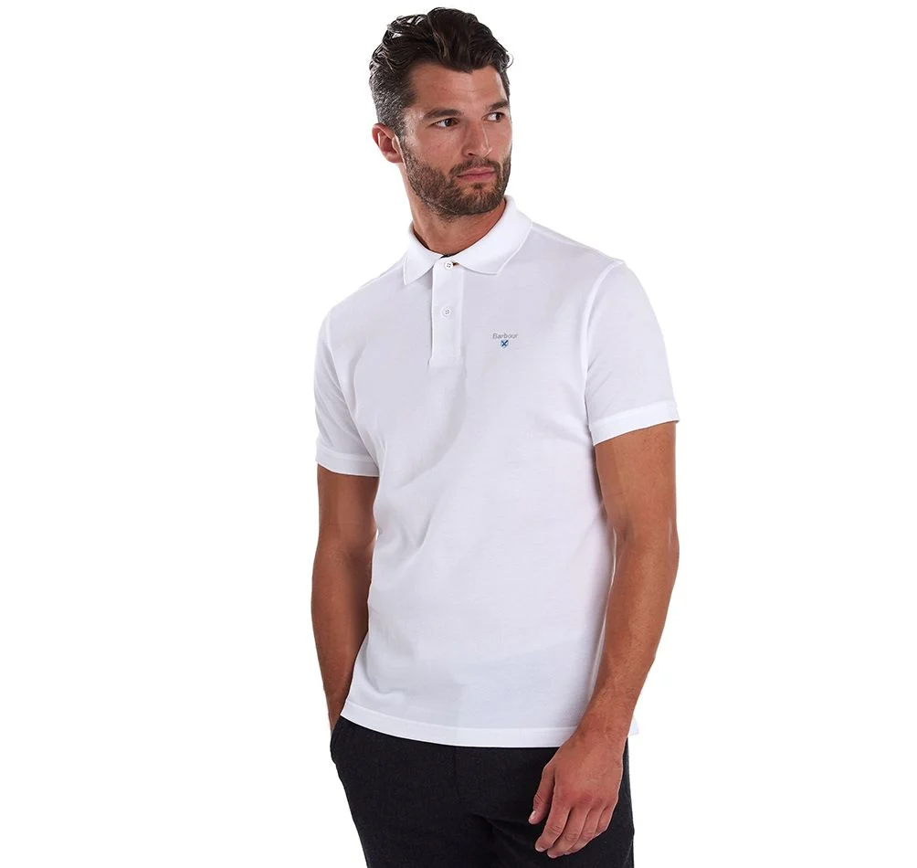 Polo in cotone MML0012 MML WH11 BARBOUR White/dress 