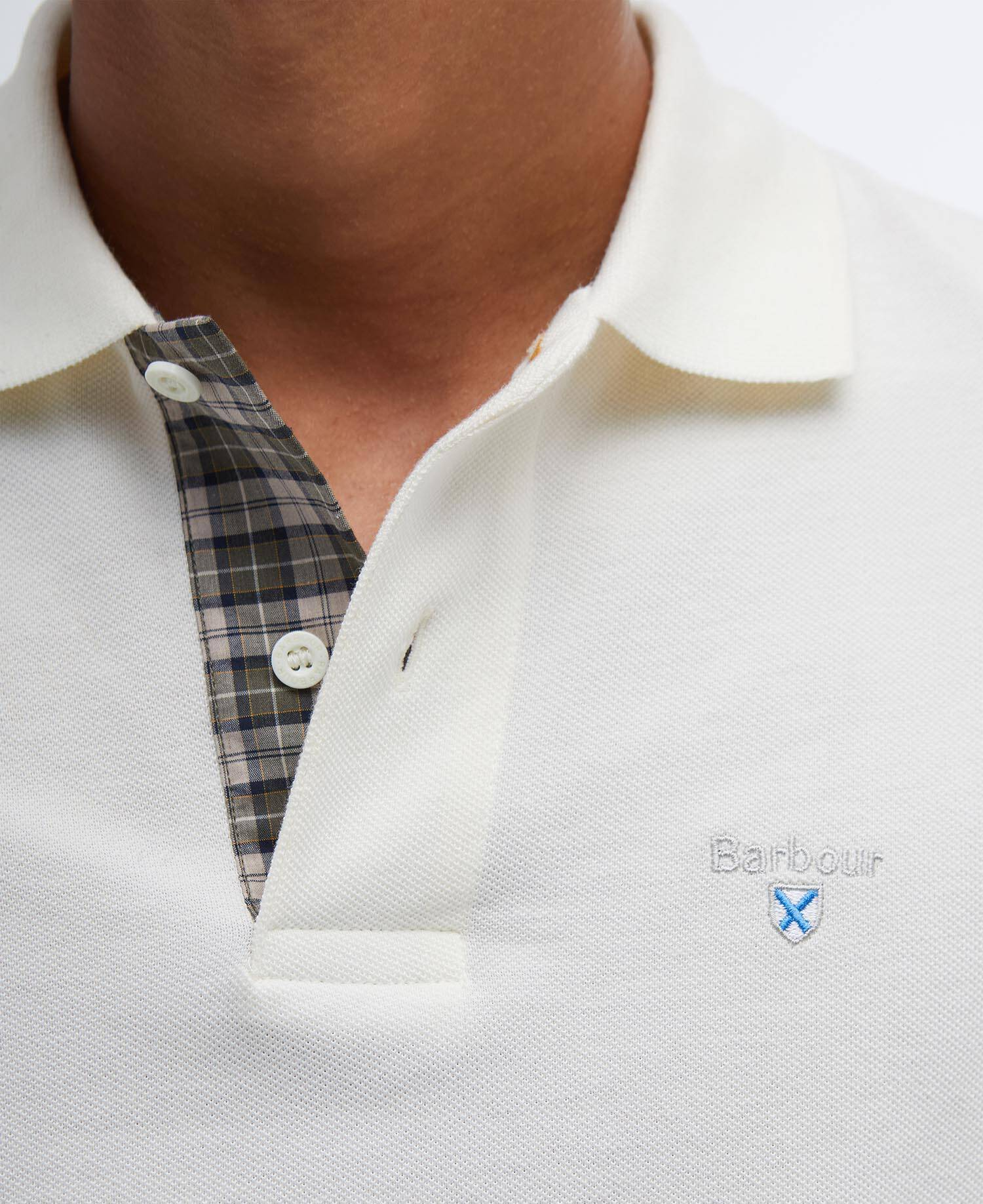 Polo in cotone MML0012 MML WH71 BARBOUR Whisper white/classic 