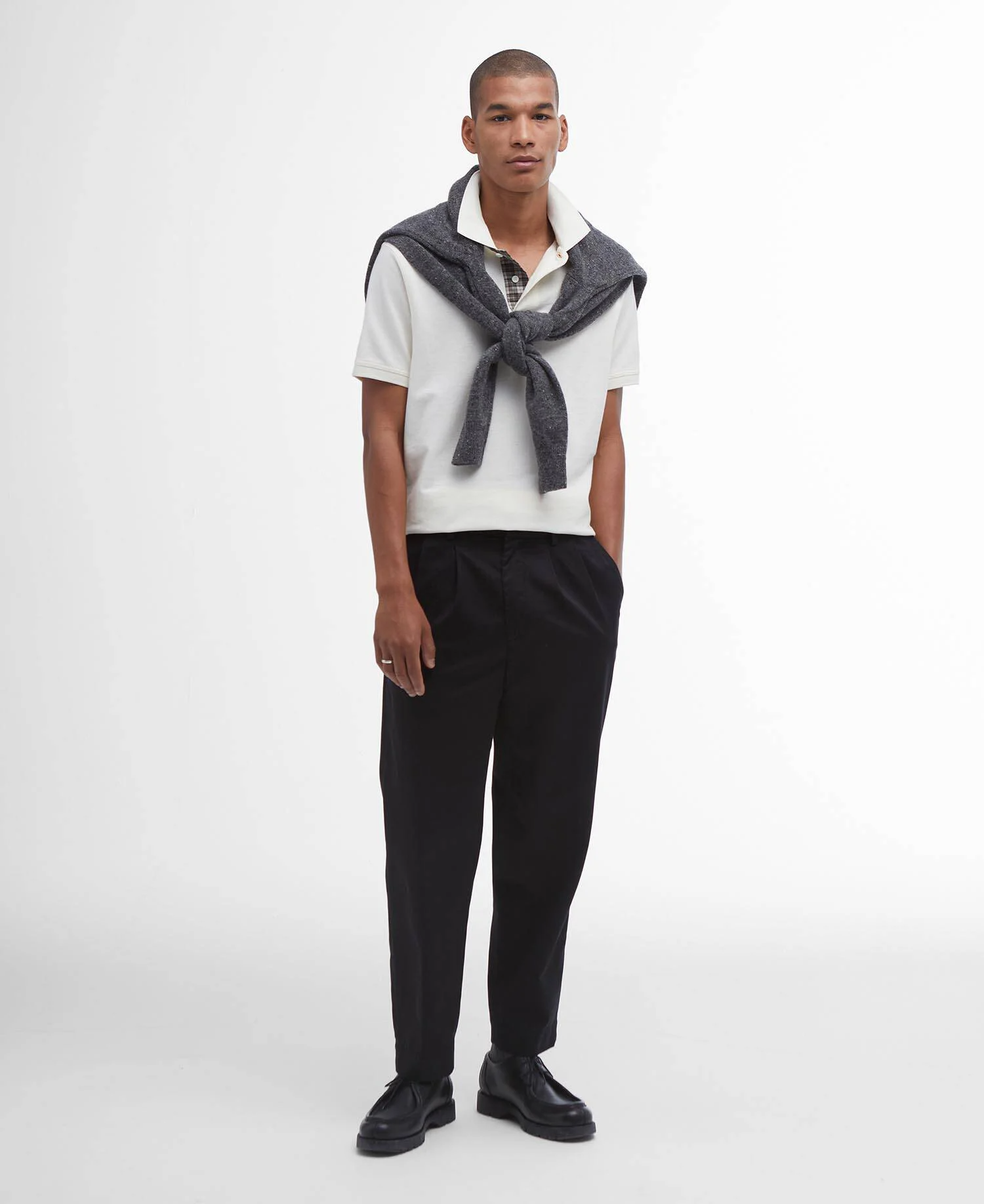 Polo in cotone MML0012 MML WH71 BARBOUR Whisper white/classic 