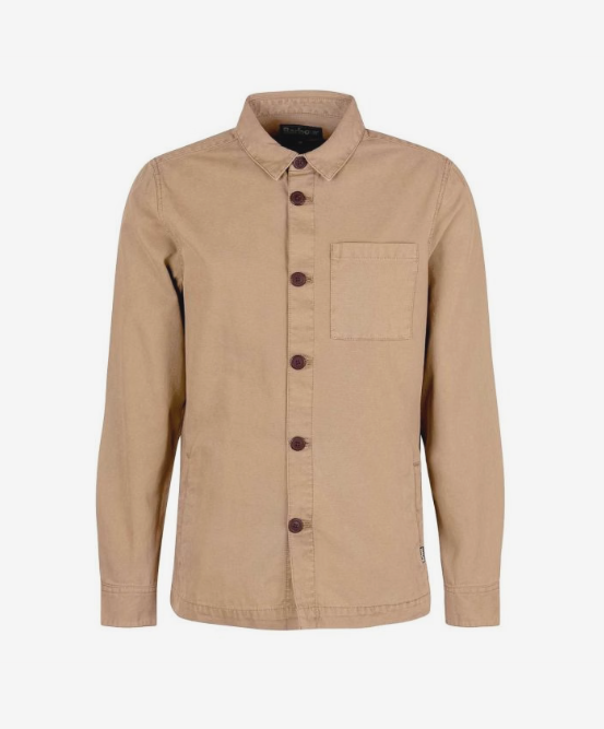 Overshirt lavata MOS0281 MOS ST17 BARBOUR Washed stone 
