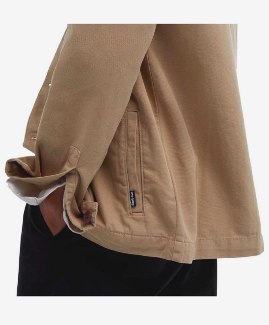 Overshirt lavata MOS0281 MOS ST17 BARBOUR Washed stone 