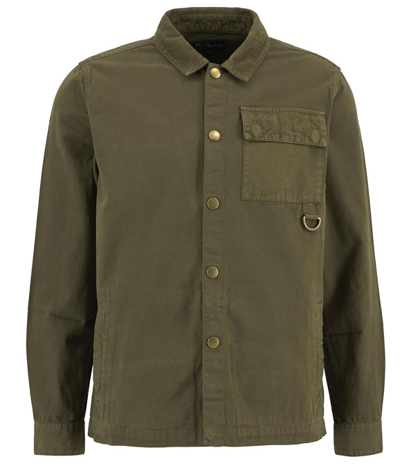 Camicia in cotone MOS0477 MOS GN61 BARBOUR Ivy green 