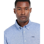 Camicia manica lunga in misto lino MSH5090 MSH BL33 BARBOUR Blue 