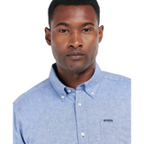 Camicia manica lunga in misto lino MSH5090 MSH BL33 BARBOUR Blue 