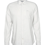 Camicia manica lunga in misto lino MSH5090 MSH WH11 BARBOUR White 