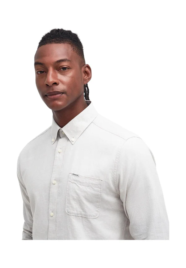 Camicia manica lunga in misto lino MSH5090 MSH WH11 BARBOUR White 