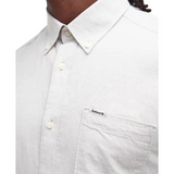 Camicia manica lunga in misto lino MSH5090 MSH WH11 BARBOUR White 