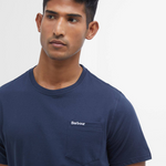 T-Shirt con taschino MTS1114 MTS NY91 BARBOUR Navy 