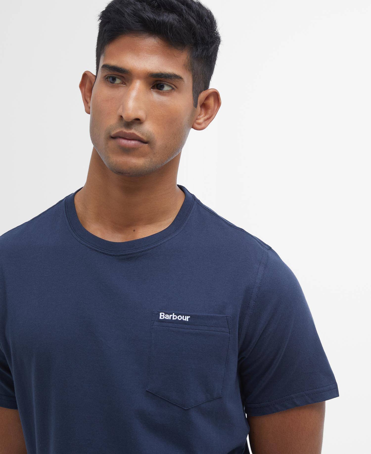 T-Shirt con taschino MTS1114 MTS NY91 BARBOUR Navy 
