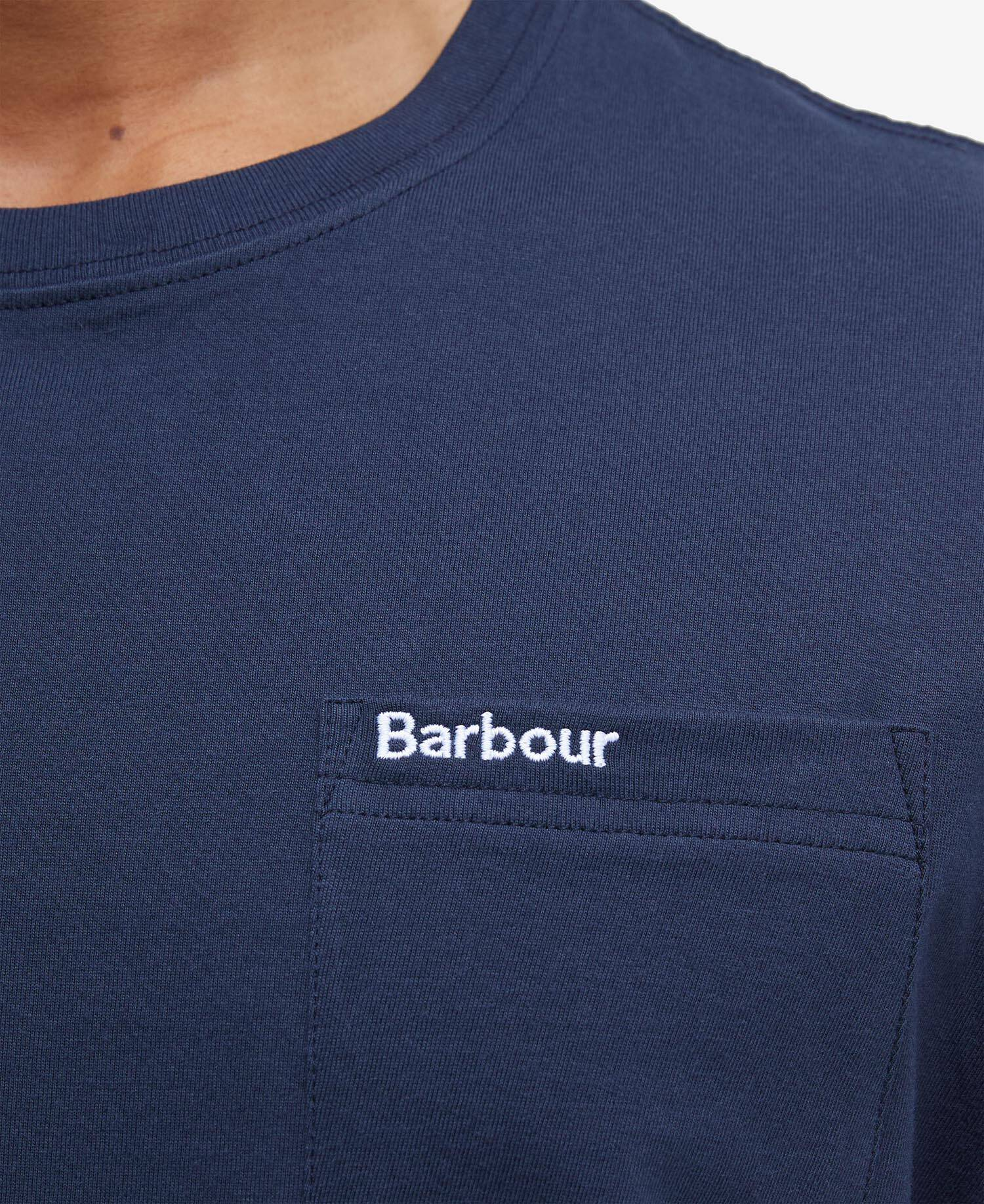 T-Shirt con taschino MTS1114 MTS NY91 BARBOUR Navy 