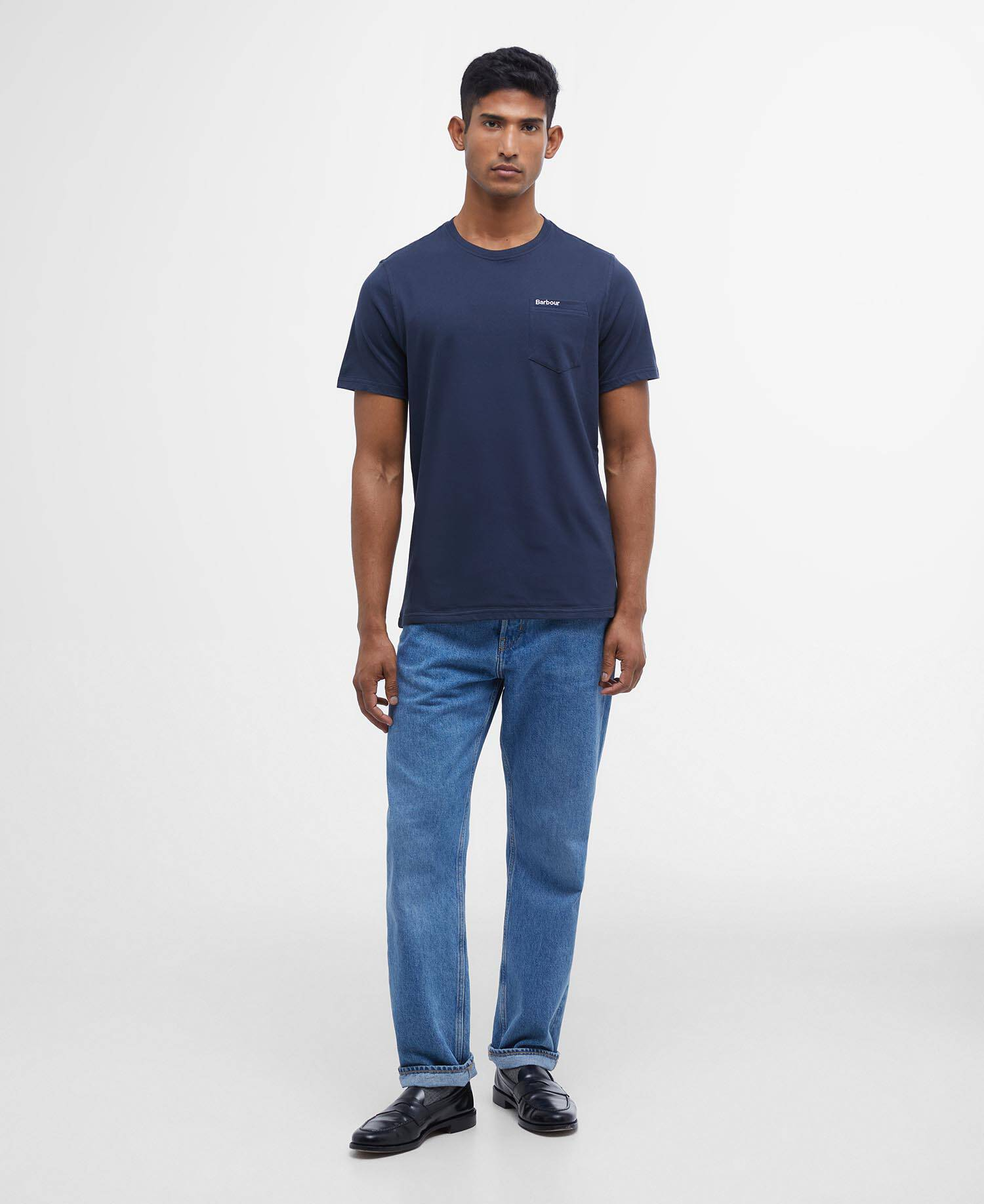T-Shirt con taschino MTS1114 MTS NY91 BARBOUR Navy 