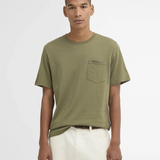 T-Shirt con taschino MTS1114 MTS OL37 BARBOUR Grey olive 