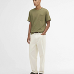 T-Shirt con taschino MTS1114 MTS OL37 BARBOUR Grey olive 