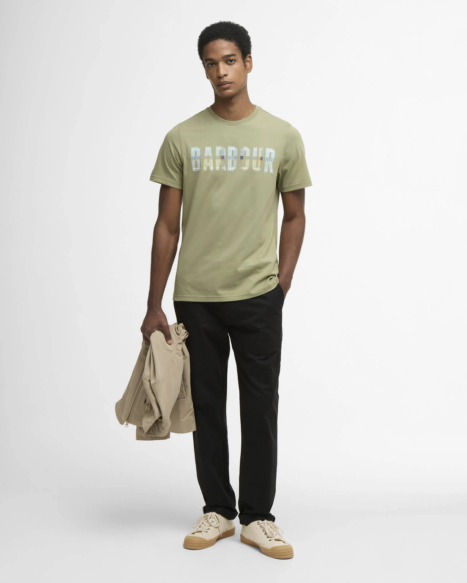 T-Shirt manica corta MTS1275 MTS GN34 BARBOUR Laurel green 
