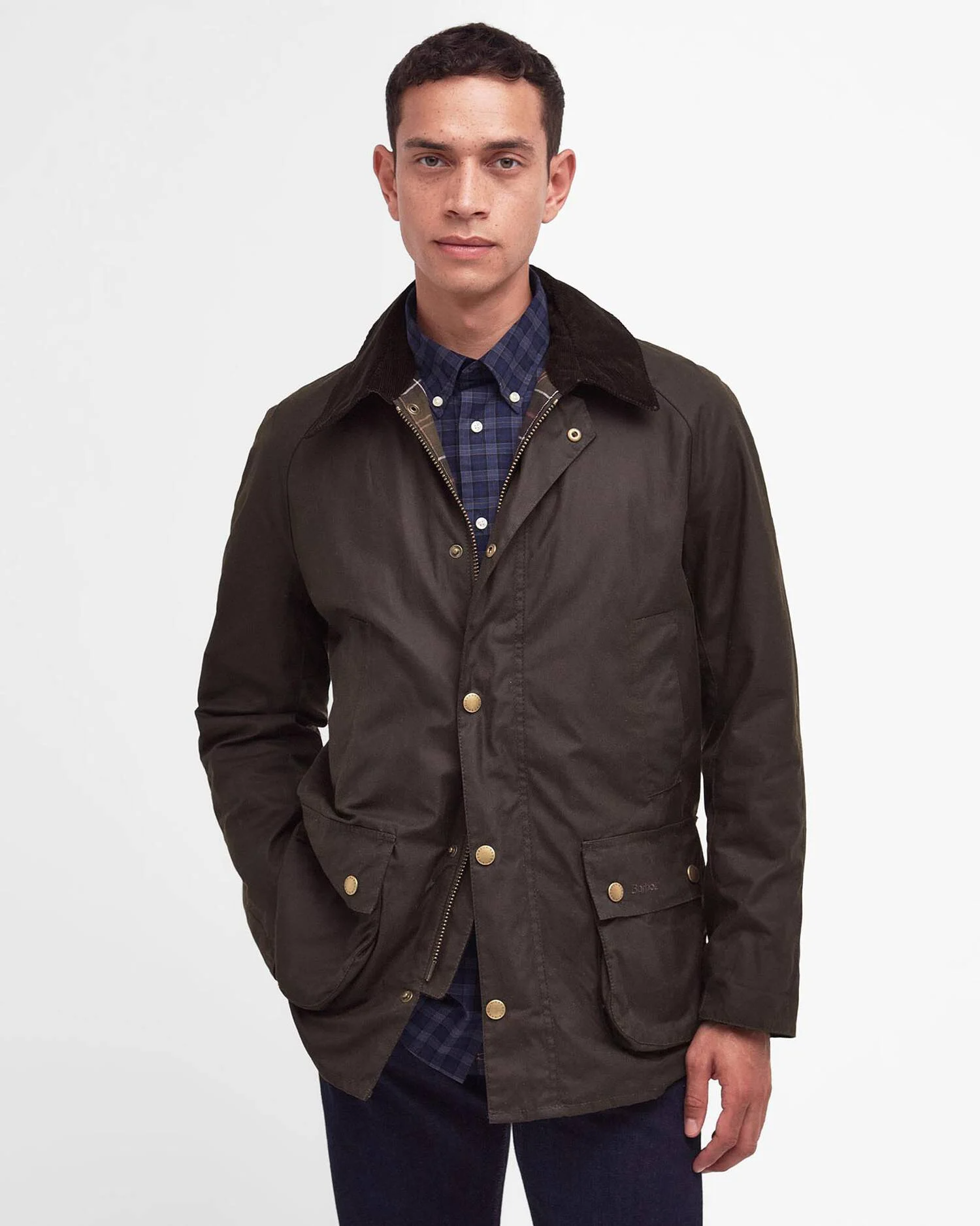 Giaccone cerato MWX0339 MWX OL71 BARBOUR Olive 