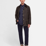 Giaccone cerato MWX0339 MWX OL71 BARBOUR Olive 