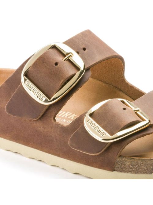 Ciabatta in pelle oliata ARIZONA BIG BUCKLE 1011073 COGNAC BIRKENSTOCK Cognac 