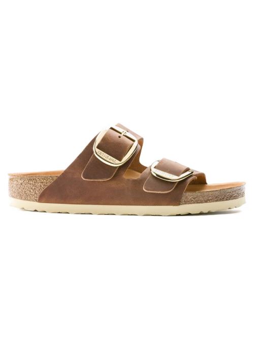 Ciabatta in pelle oliata ARIZONA BIG BUCKLE 1011073 COGNAC BIRKENSTOCK Cognac 