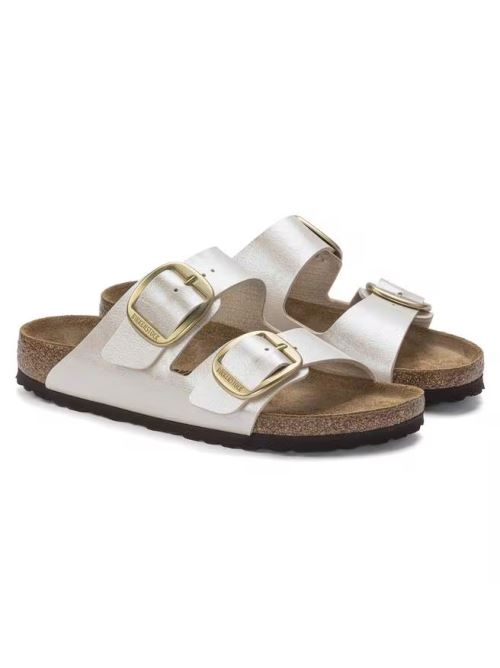 Ciabatta in pelle ARIZONA BIG BUCKLE 1020021 GRACEFUL PEARL WHITE BIRKENSTOCK Graceful pearl white 
