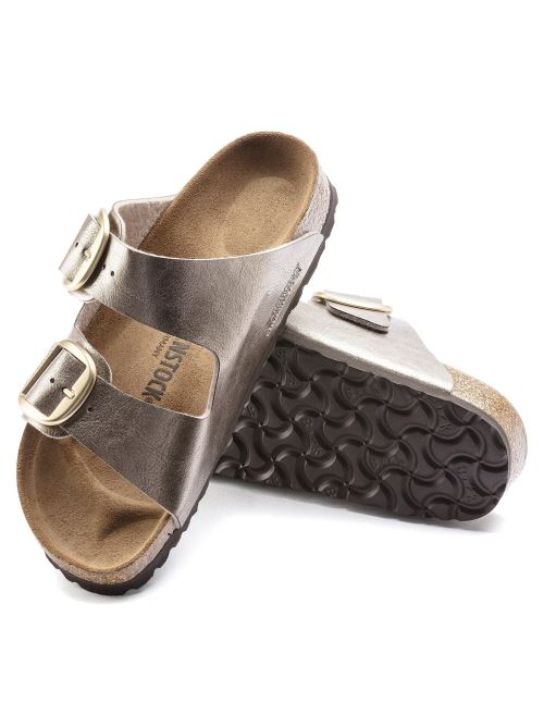 Ciabatta in pelle ARIZONA BIG BUCKLE 1020882 GRACEFUL TAUPE BIRKENSTOCK Graceful taupe 