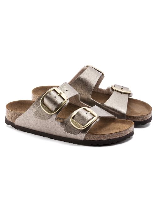Ciabatta in pelle ARIZONA BIG BUCKLE 1020882 GRACEFUL TAUPE BIRKENSTOCK Graceful taupe 