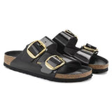 Ciabatta in vernice ARIZONA BIG BUCKLE 1021476 SHINE BLACK BIRKENSTOCK Shine black 