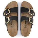 Ciabatta in suede ARIZONA BIG BUCKLE 1023290 BLACK BIRKENSTOCK Black 