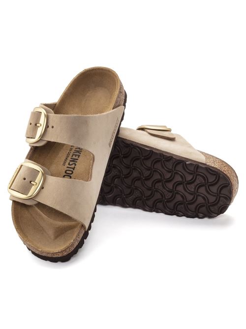 Ciabatta in pelle ARIZONA BIG BUCKLE 1024064 SANDCASTLE BIRKENSTOCK Sandcastle 