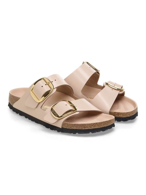 Ciabatta in vernice ARIZONA BIG BUCKLE 1026553 SHINE NEW BEIGE BIRKENSTOCK Shine new beige 