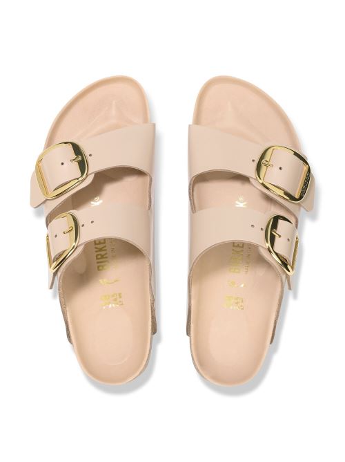 Ciabatta in vernice ARIZONA BIG BUCKLE 1026553 SHINE NEW BEIGE BIRKENSTOCK Shine new beige 