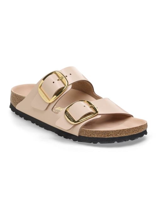 Ciabatta in vernice ARIZONA BIG BUCKLE 1026553 SHINE NEW BEIGE BIRKENSTOCK Shine new beige 